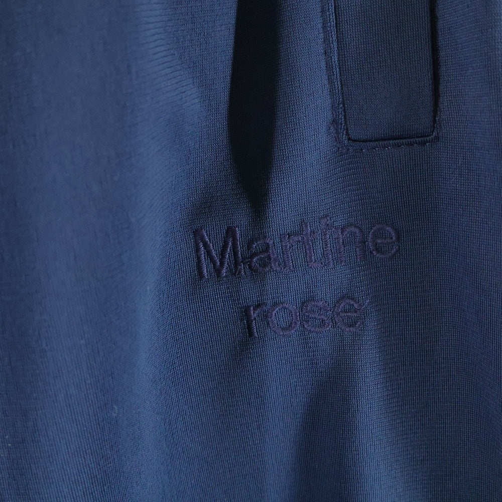 MARTINE ROSE(マーティンローズ) Track Pants スウェット切替 トラックパンツ ネイビー