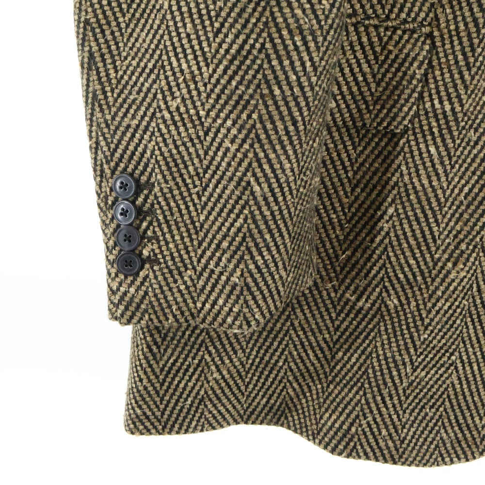 DRIES VAN NOTEN(ドリスヴァンノッテン) 24SS Blunt linen Blend Jacket 2B リネンテーラードジャケット ベージュ