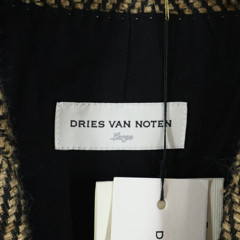 DRIES VAN NOTEN(ドリスヴァンノッテン) 24SS Blunt linen Blend Jacket 2B リネンテーラードジャケット ベージュ