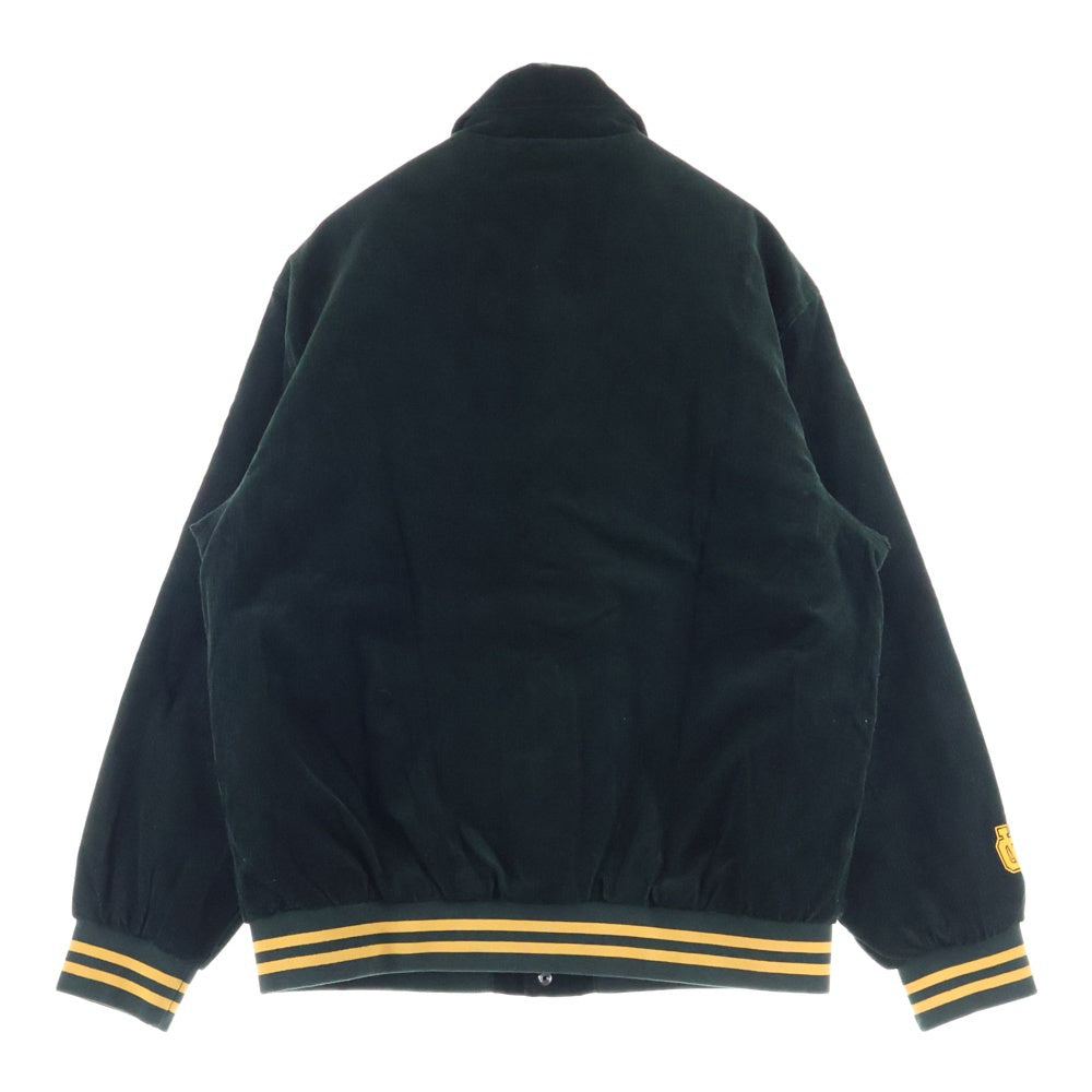 CARHARTT(カーハート) LETTERMAN JACKET コーデュロイ レターマンジャケット グリーン