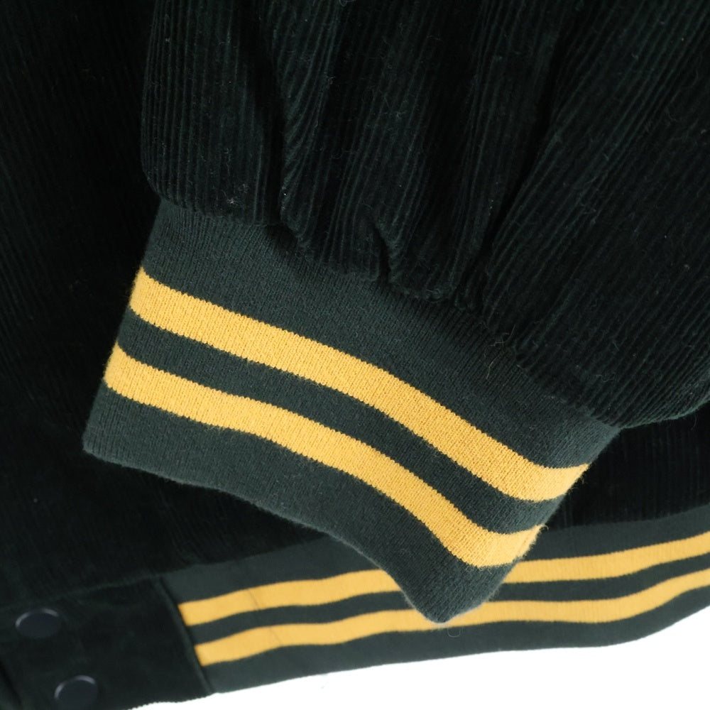 CARHARTT(カーハート) LETTERMAN JACKET コーデュロイ レターマンジャケット グリーン