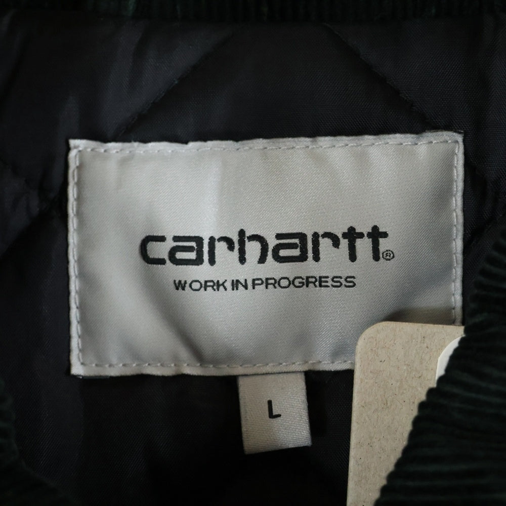 CARHARTT(カーハート) LETTERMAN JACKET コーデュロイ レターマンジャケット グリーン