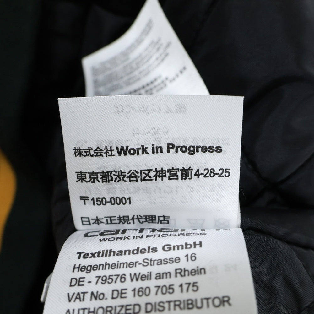 CARHARTT(カーハート) LETTERMAN JACKET コーデュロイ レターマンジャケット グリーン