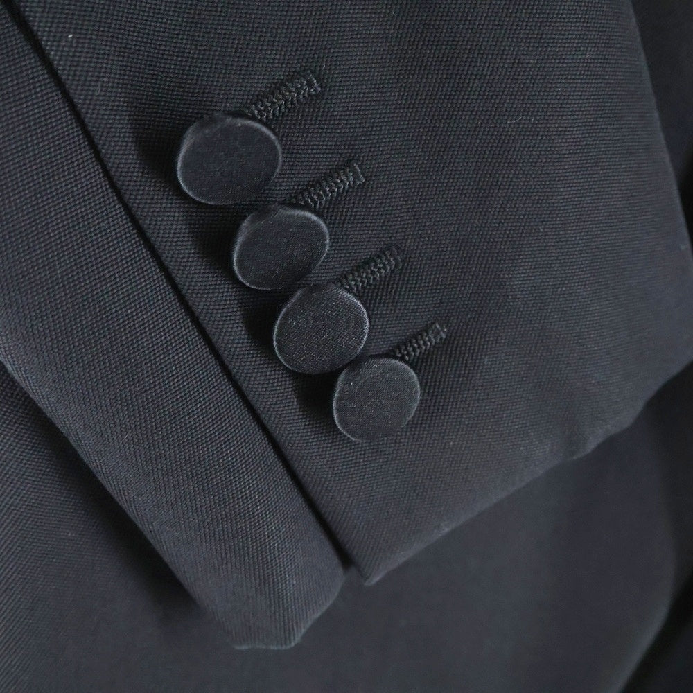 SAINT LAURENT PARIS(サンローランパリ) Tailored Jacket ラペル切替スモーキングテーラードジャケット 392891 YYL99