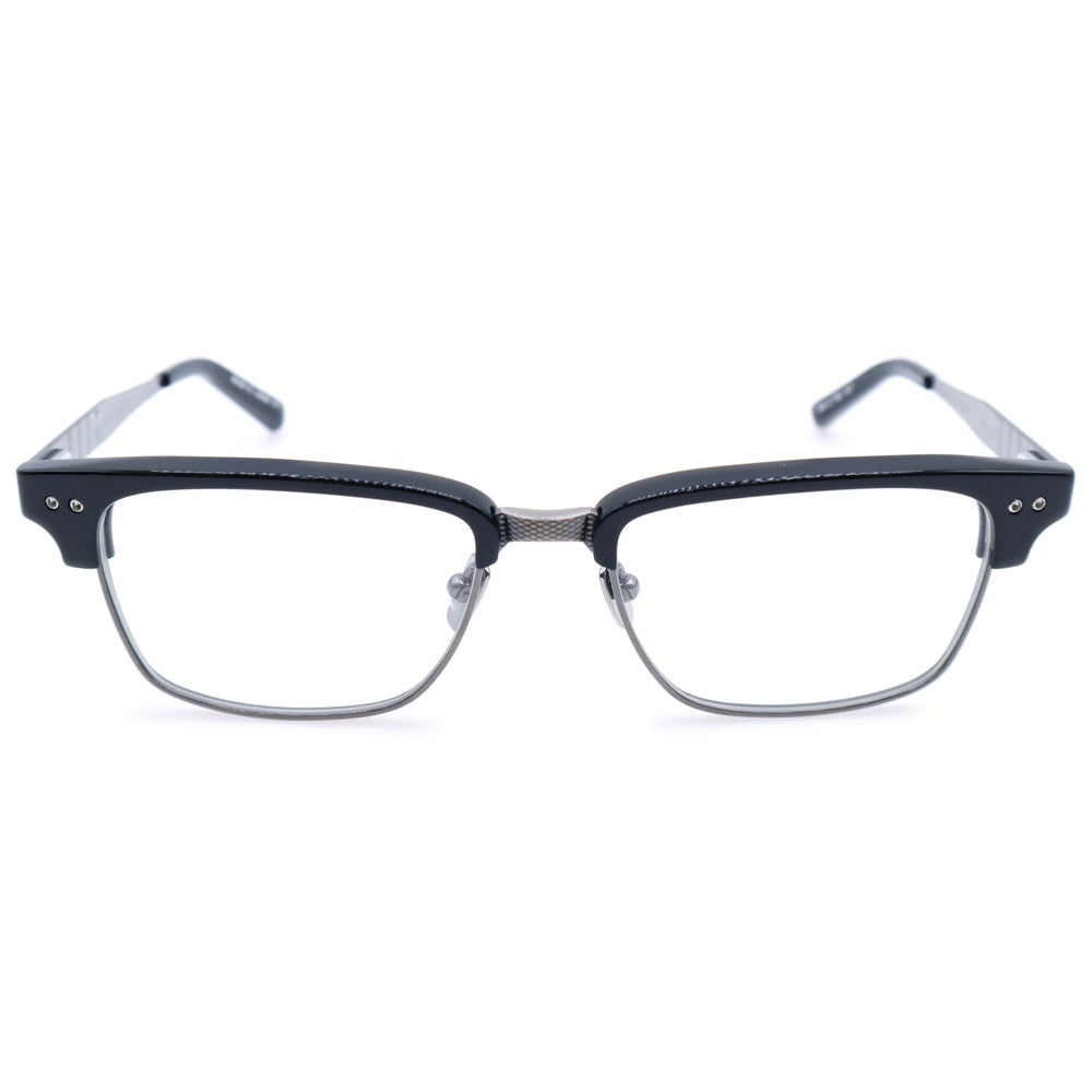 DITA(ディータ) STATESMAN-THREE ハーフリムアイウェア 眼鏡 グレー DRX-2064-A-BLK-SLV-55