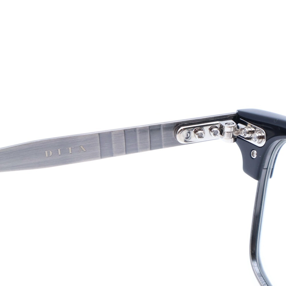 DITA(ディータ) STATESMAN-THREE ハーフリムアイウェア 眼鏡 グレー DRX-2064-A-BLK-SLV-55