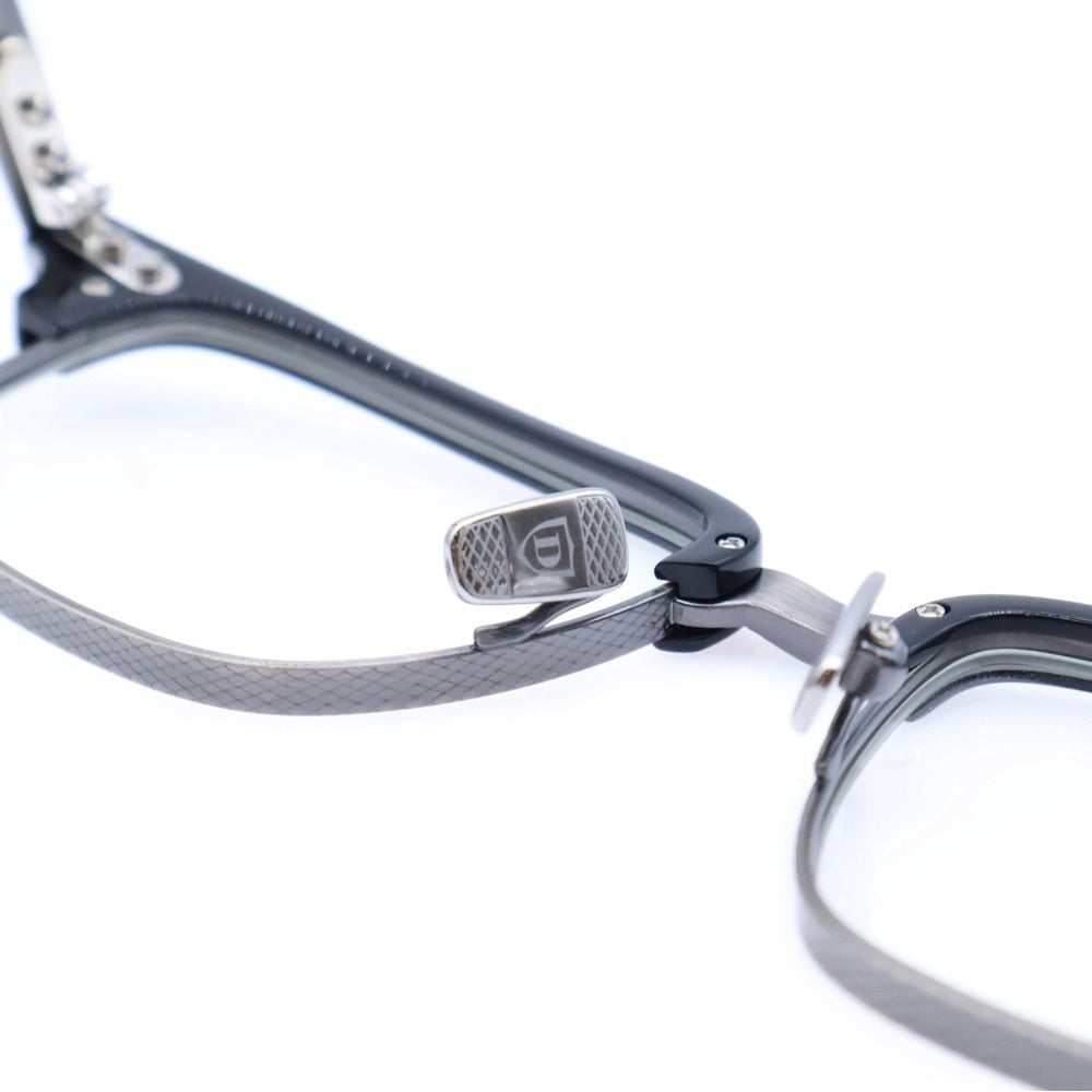 DITA(ディータ) STATESMAN-THREE ハーフリムアイウェア 眼鏡 グレー DRX-2064-A-BLK-SLV-55