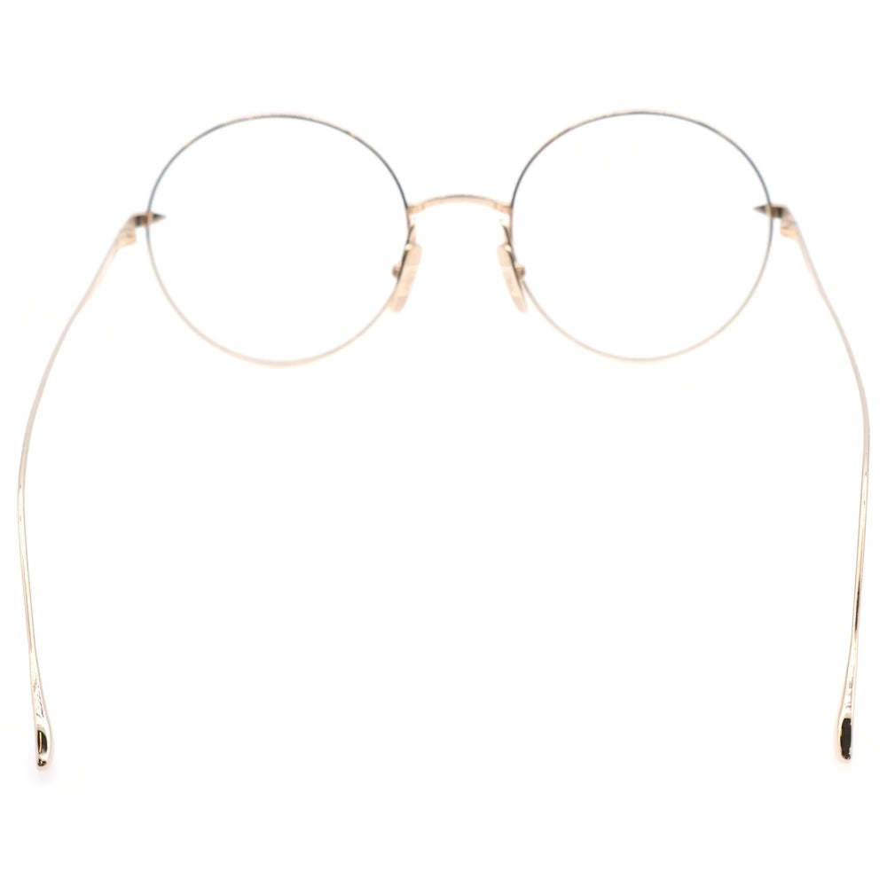 DITA(ディータ) BELIEVER(-) ラウンドフレーム アイウェア 眼鏡 ゴールド DTX506-52-03