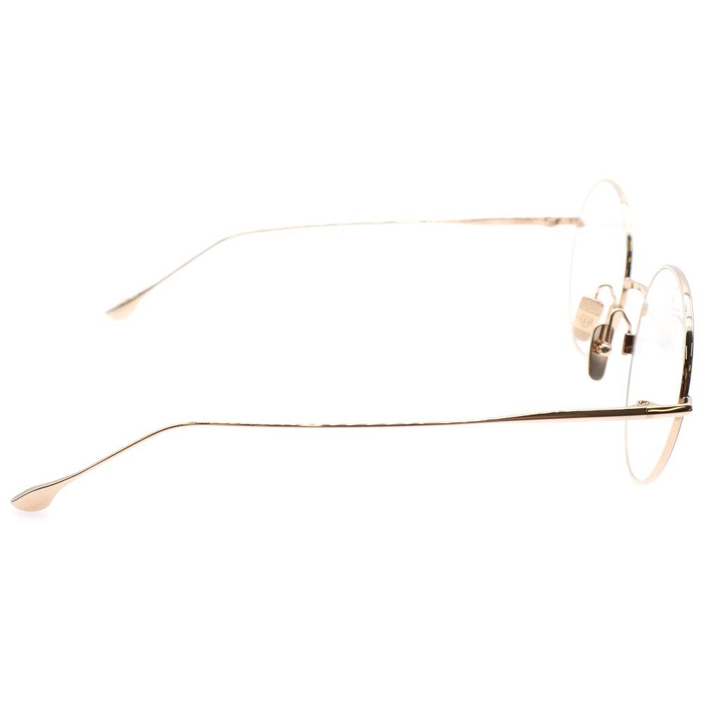 DITA(ディータ) BELIEVER(-) ラウンドフレーム アイウェア 眼鏡 ゴールド DTX506-52-03