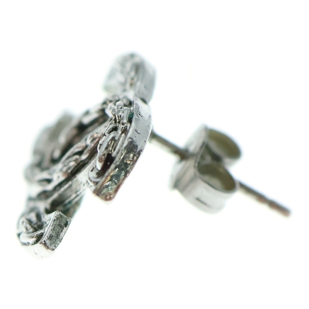 CHANEL(シャネル) CCロゴ ココマーク メタル スタッド ピアス 片耳のみ シルバー 05A