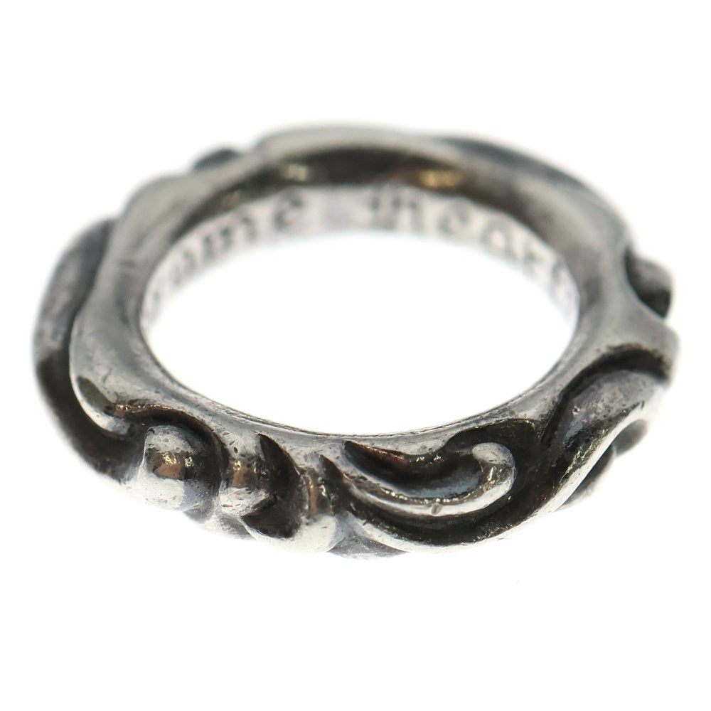CHROME HEARTS(クロムハーツ) SCRL BAND スクロールバンド リング シルバー BCA351