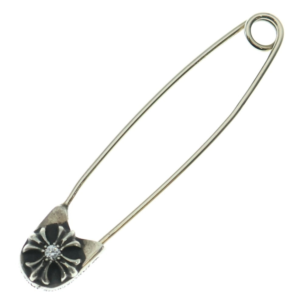 CHROME HEARTS(クロムハーツ) SAFETY PIN L 1DIA 1ダイヤラージセーフティピン 1ダイヤ ルバーネックレストップ
