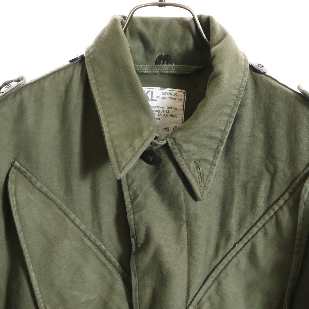 maharishi(マハリシ) ロゴプリント ミリタリージャケット ブルゾン カーキ