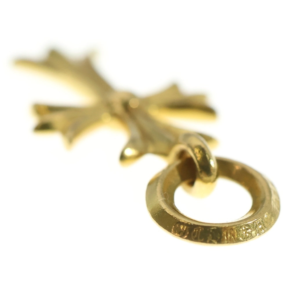 CHROME HEARTS(クロムハーツ) 22K TINY CH CROSS タイニーCHクロス ペンダントトップ ゴールド BCA051