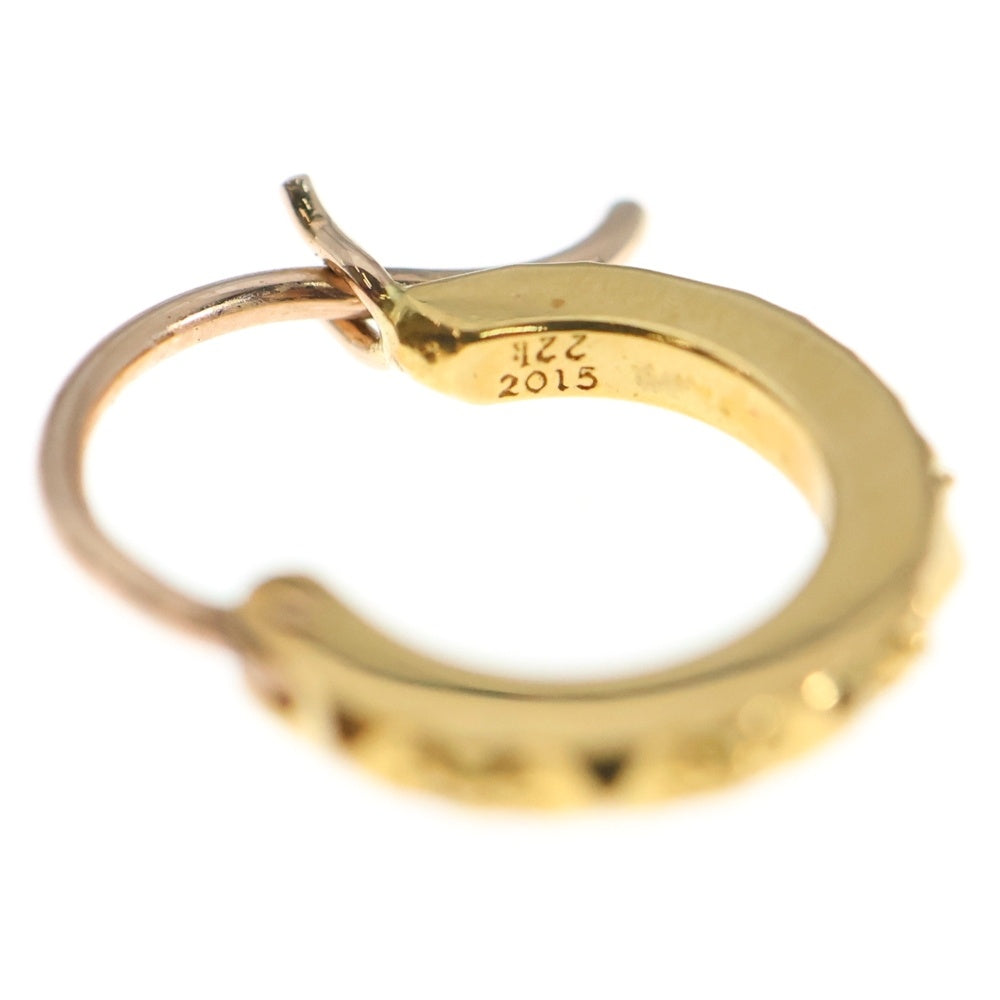 CHROME HEARTS(クロムハーツ) 22K TINY TFP HOOP トゥルーファッキン