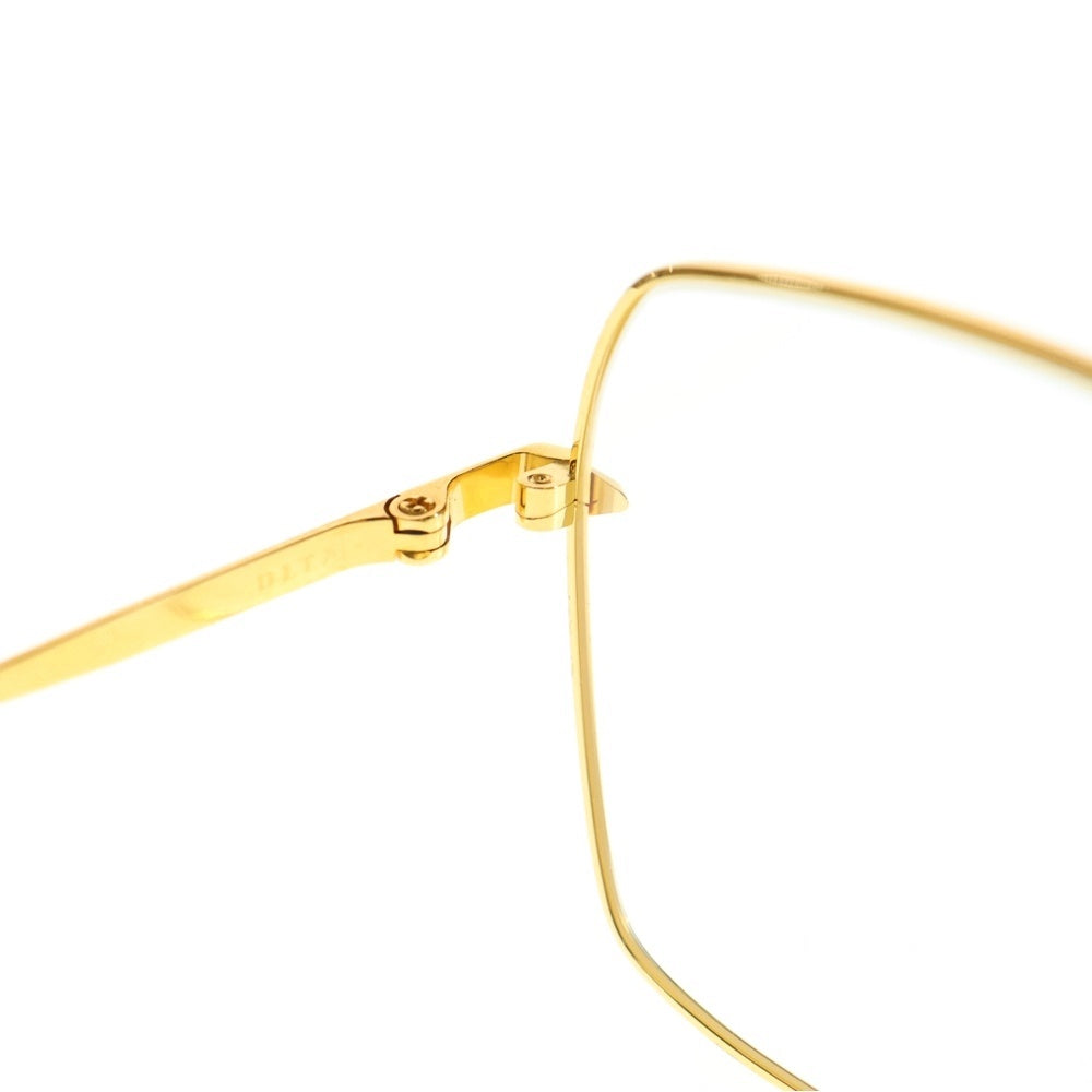 DITA(ディータ) CEREBAL スクエアフレーム アイウェア 眼鏡 ゴールド DTX523-50-04