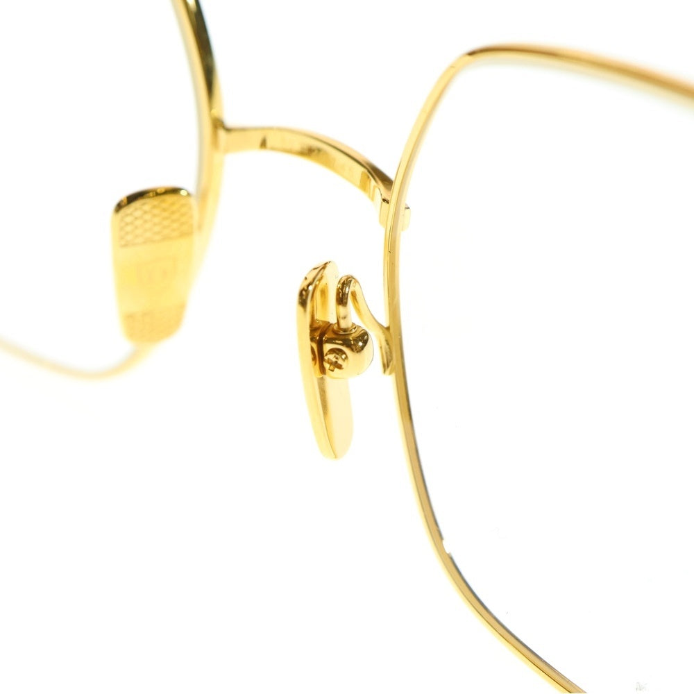 DITA(ディータ) CEREBAL スクエアフレーム アイウェア 眼鏡 ゴールド DTX523-50-04