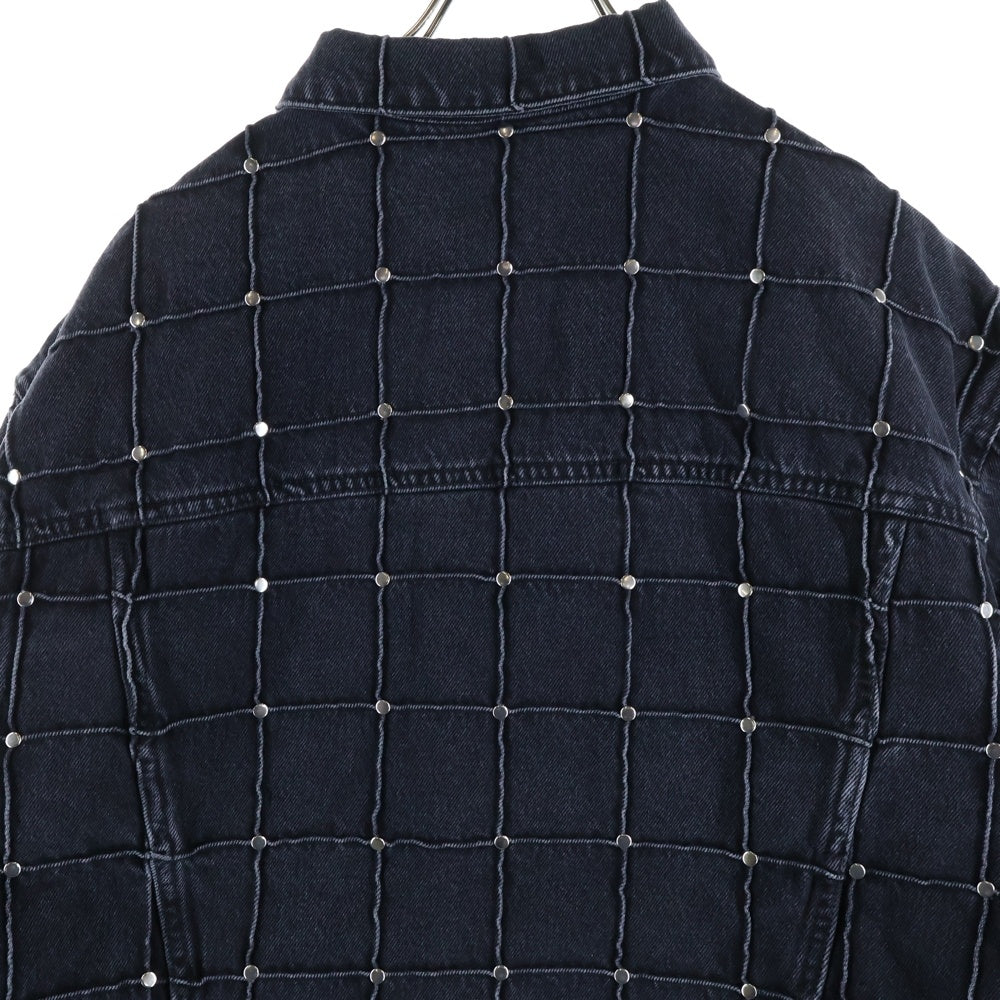 SUPREME(シュプリーム) 25SS Studded Seam Denim Trucker Jacket スタッズシーム デニムトラッカージャケット Gジャン グレー