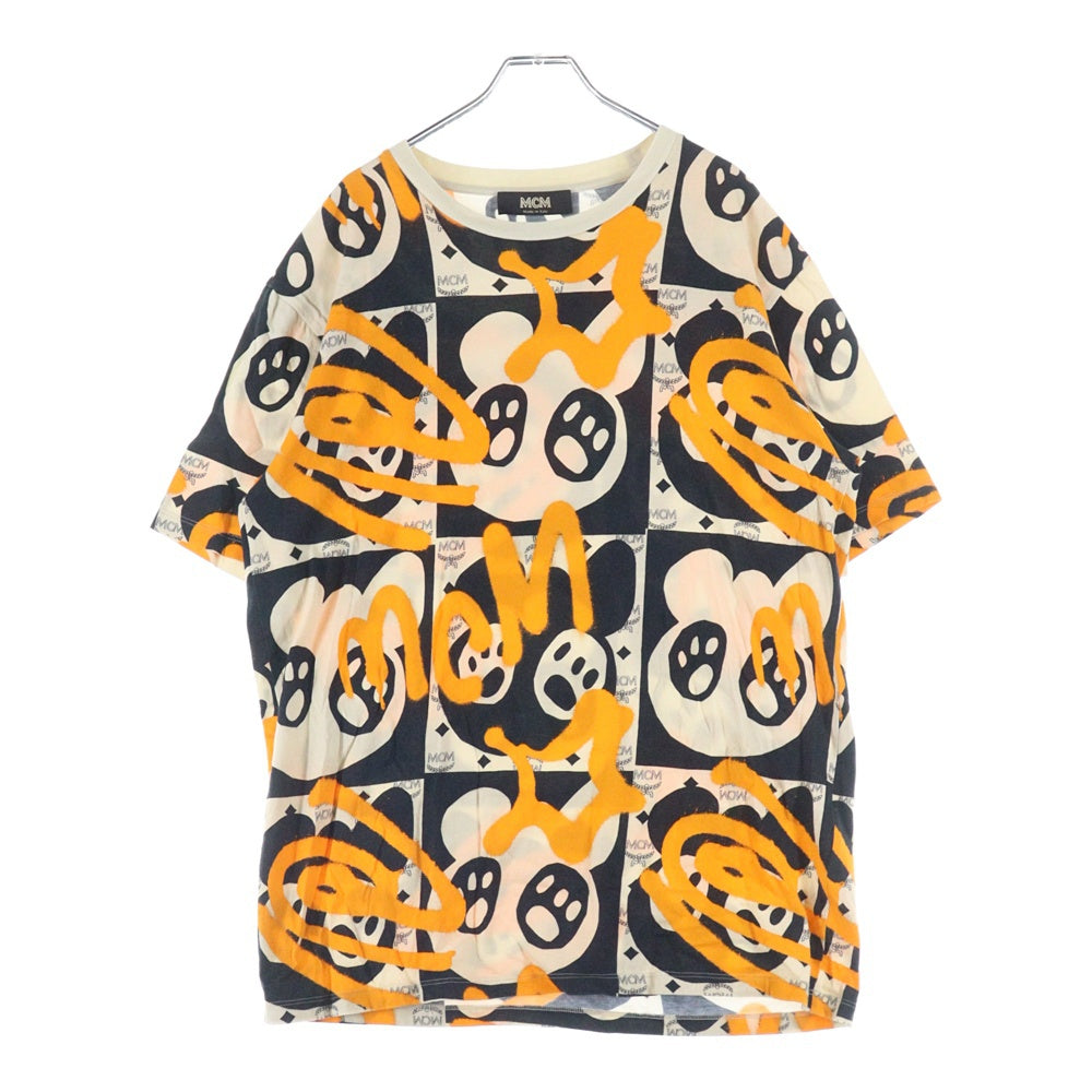 MCM(エム シー エム) S/S T-SHIRT 総柄半袖Tシャツ マルチ MHTAAMM01I300L