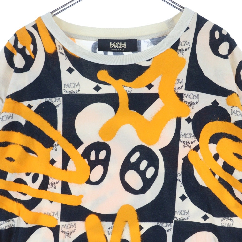 MCM(エム シー エム) S/S T-SHIRT 総柄半袖Tシャツ マルチ MHTAAMM01I300L