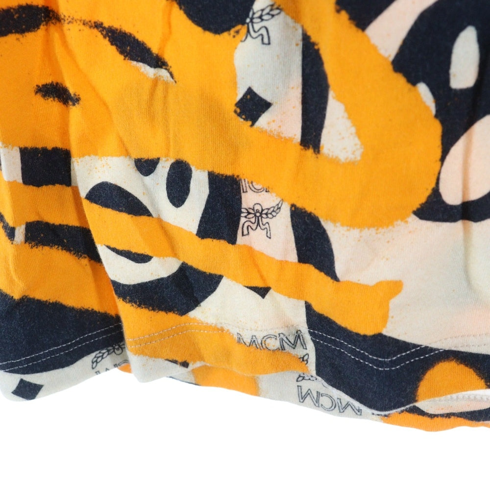 MCM(エム シー エム) S/S T-SHIRT 総柄半袖Tシャツ マルチ MHTAAMM01I300L