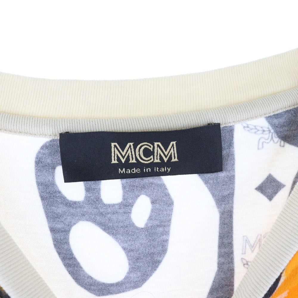 MCM(エム シー エム) S/S T-SHIRT 総柄半袖Tシャツ マルチ MHTAAMM01I300L