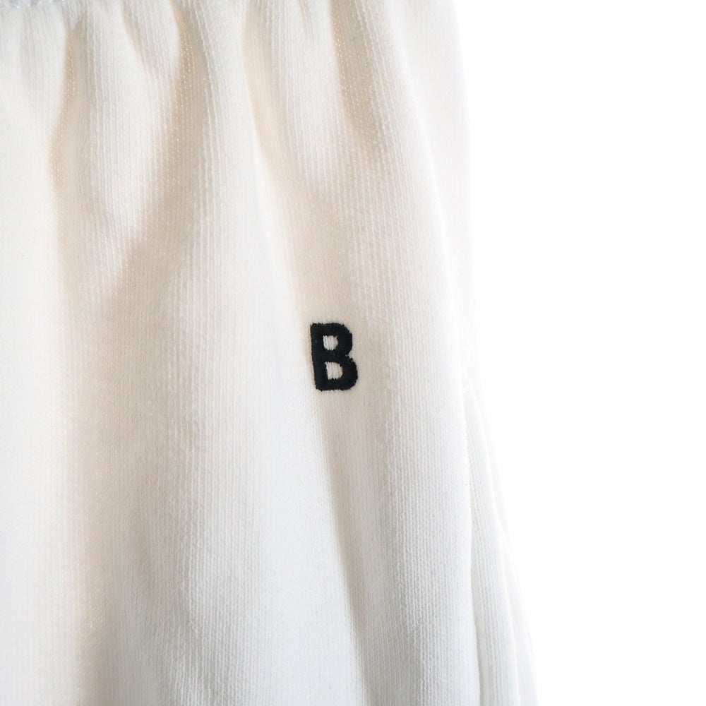 BALENCIAGA(バレンシアガ) Sweatpants Bロゴ刺繍 スウェットパンツ ホワイト 542677 TCV32