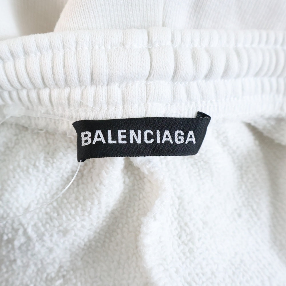 BALENCIAGA(バレンシアガ) Sweatpants Bロゴ刺繍 スウェットパンツ ホワイト 542677 TCV32