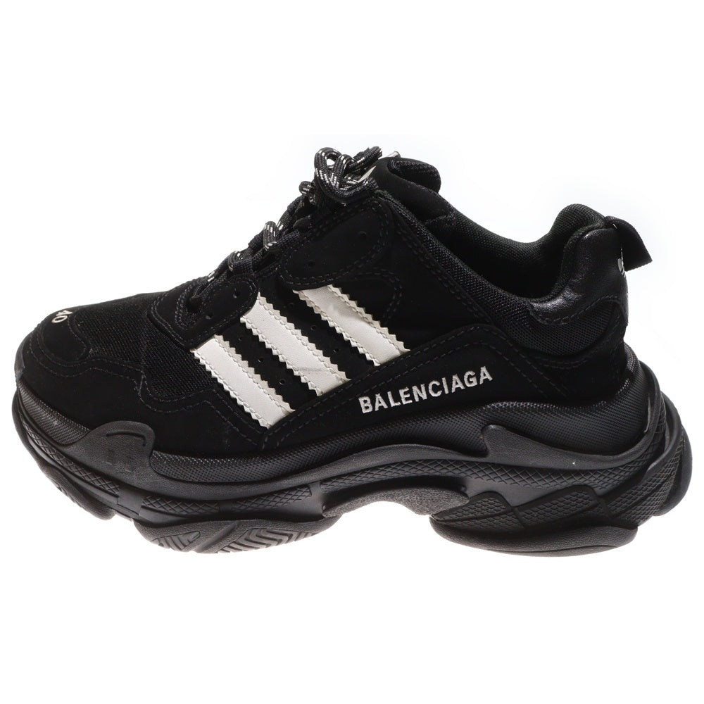 BALENCIAGA(バレンシアガ) ×adidas Triple S Sneaker アディダス トリプルS ローカットスニーカー ブラック 712821