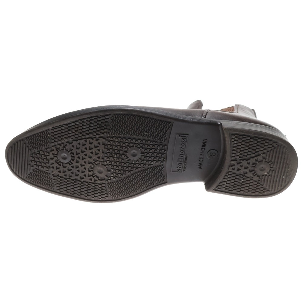 STEFANOROSSI(ステファノロッシ) サイドゴア ハイカットブーツ ブラウン