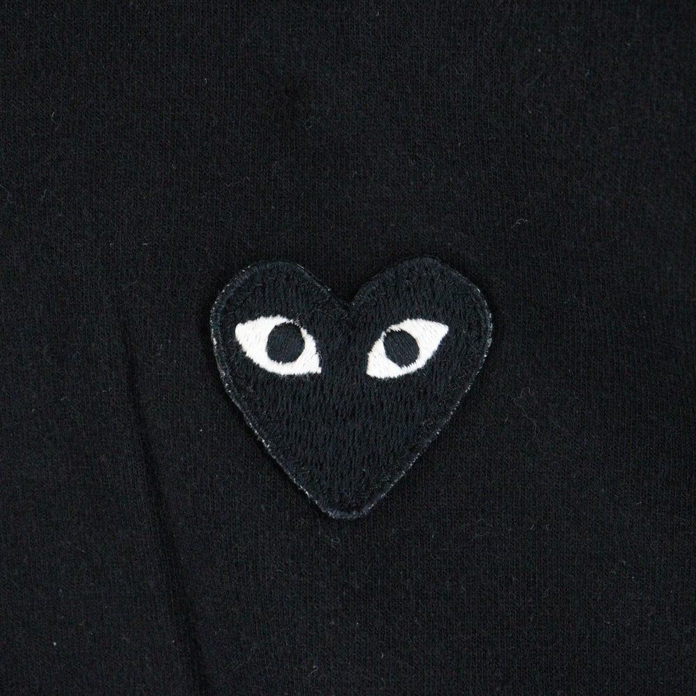 PLAY COMME des GARCONS(プレイコムデギャルソン) L/S T-Shirt ロゴ刺繍 長袖Tシャツ ロンT ブラック AZ-T120