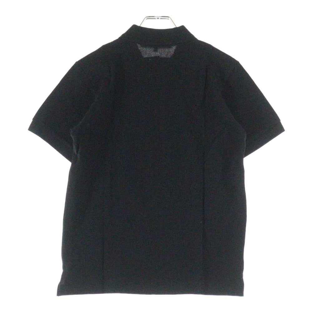 PLAY COMME des GARCONS(プレイコムデギャルソン) S/S Polo Shirt ロゴ刺繍 半袖ポロシャツ ブラック AZ-T005