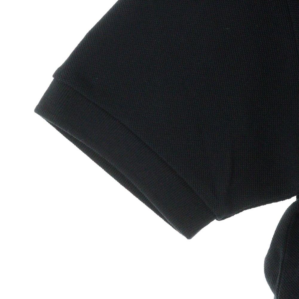 PLAY COMME des GARCONS(プレイコムデギャルソン) S/S Polo Shirt ロゴ刺繍 半袖ポロシャツ ブラック AZ-T005