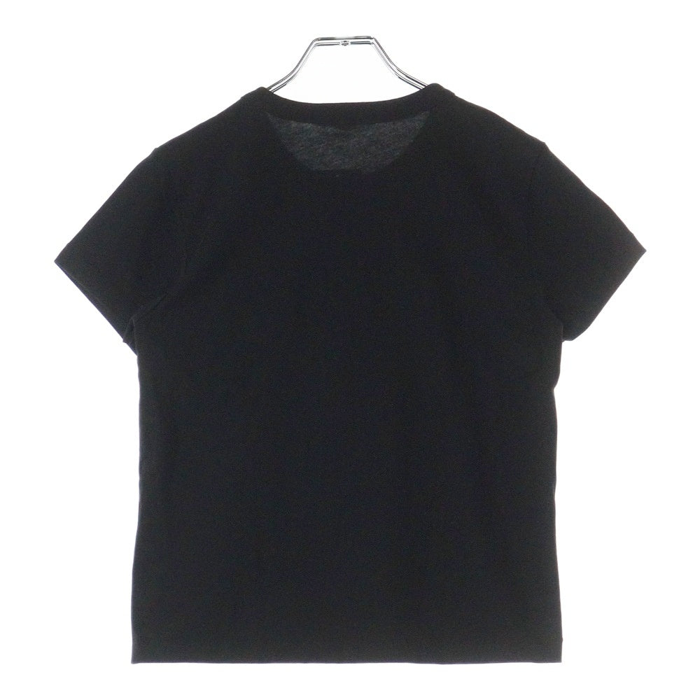 ALEXANDER WANG(アレキサンダーワン) Shrunken Tee ロゴプリント半袖Tシャツ ブラック 1CC2221634