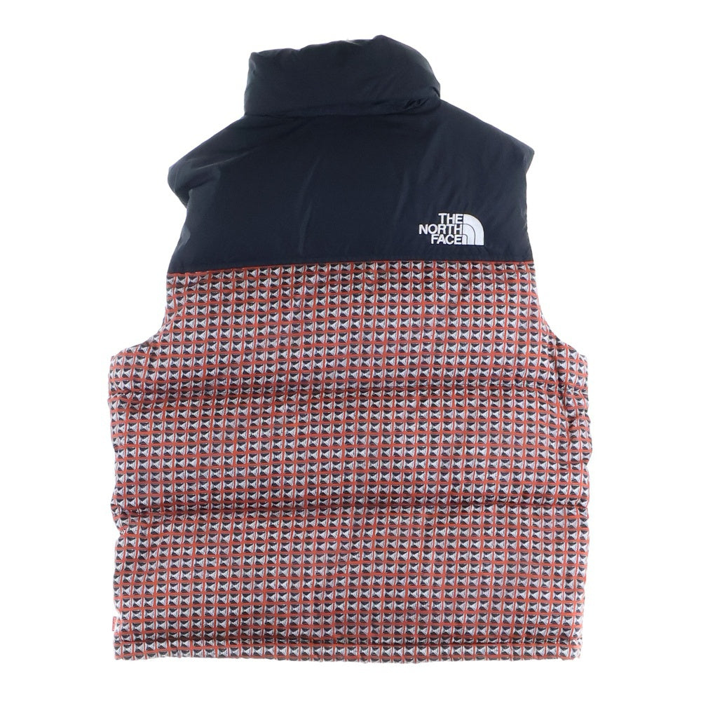 SUPREME(シュプリーム) 21SS ×THE NORTH FACE Studded Nuptse Vest ノースフェイス スタッズヌプシ ダウンベスト レッド ND42102I