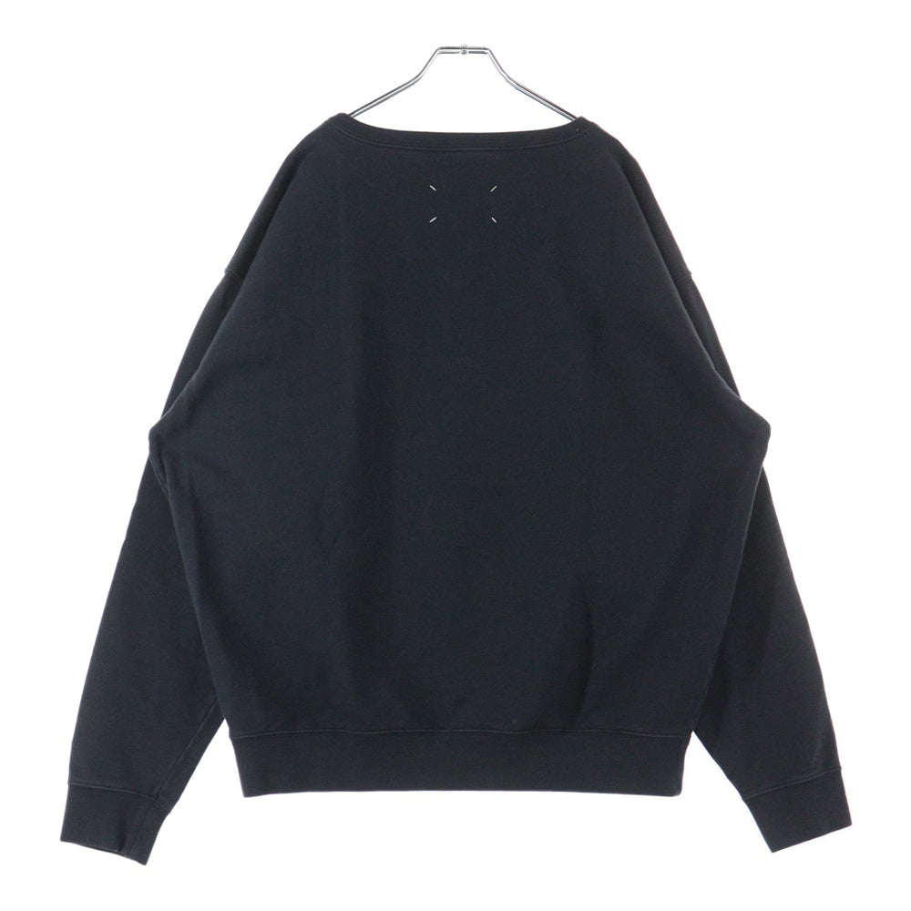 Maison Margiela 1 10(メゾンマルジェラ 1 10) 23SS Sweatshirt ロゴ刺繍 クルーネックスウェットトレーナー グレー S50GU0208 S25520