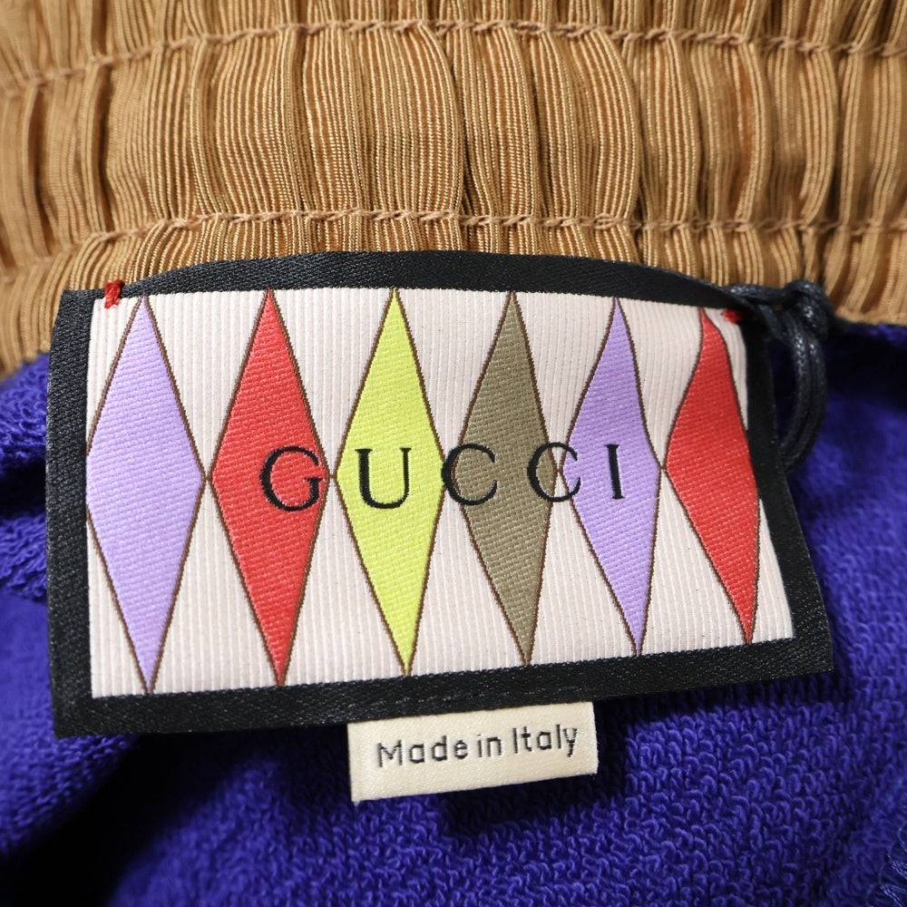 GUCCI(グッチ) 22AW Lovelight Jogging Pants エンブロイダリースウェットパンツ ブルー 708671 XJERZ