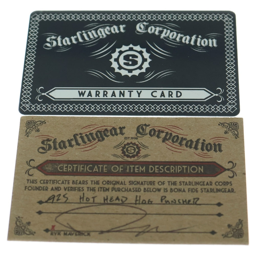 STARLINGEAR(スターリンギア) Flame Hogster Puncher フレイムホグスター パンチャーリング シルバー