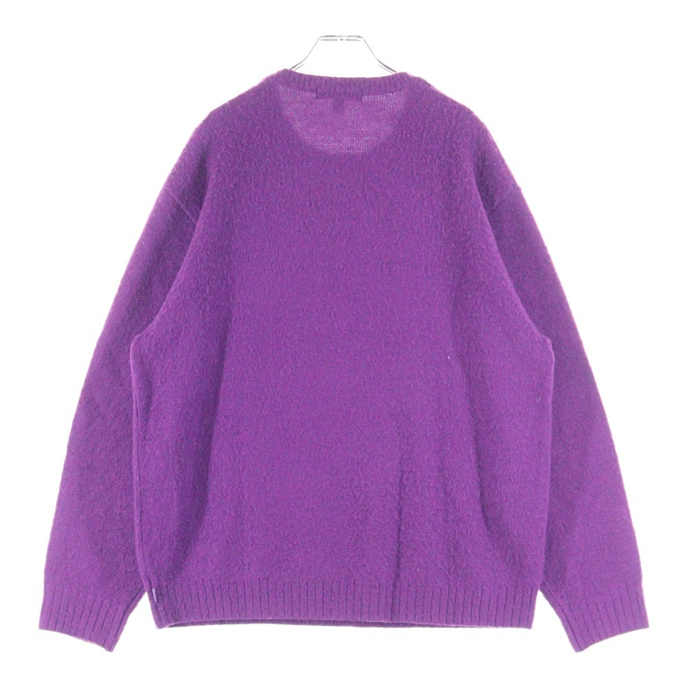 SUPREME(シュプリーム) 23AW Pilled Sweater ウールアクリルプルオーバーニット パープル