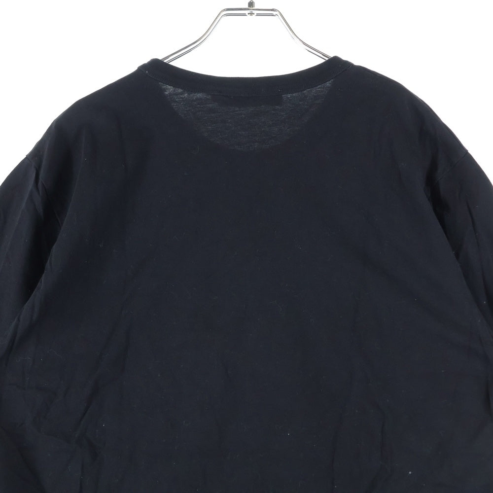 MAISON KITSUNE(メゾンキツネ) フロントロゴ 半袖Tシャツ カットソー ブラック AM00104KJ0008