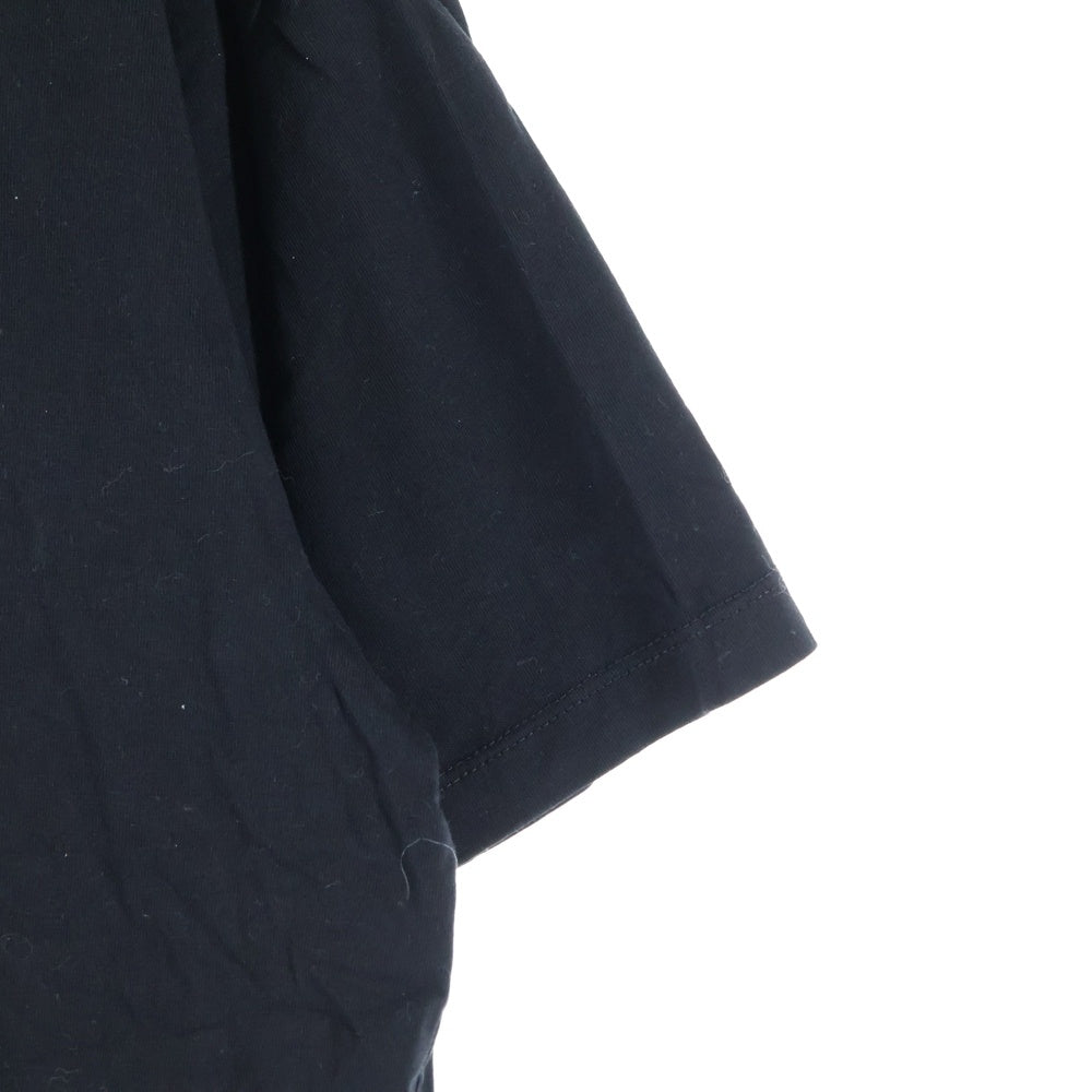 MAISON KITSUNE(メゾンキツネ) フロントロゴ 半袖Tシャツ カットソー ブラック AM00104KJ0008