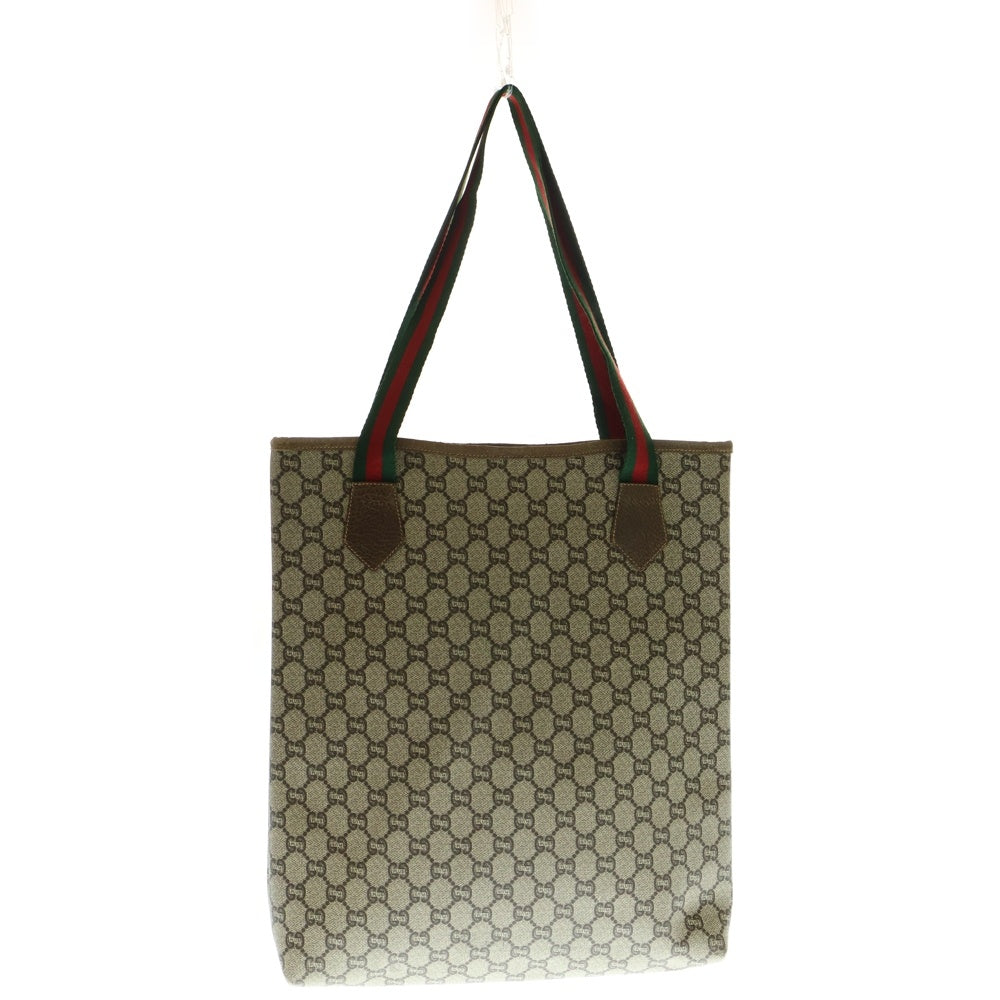 GUCCI(グッチ) PLUS TOTE BAG GG柄 シェリーライン トートバッグ ベージュ