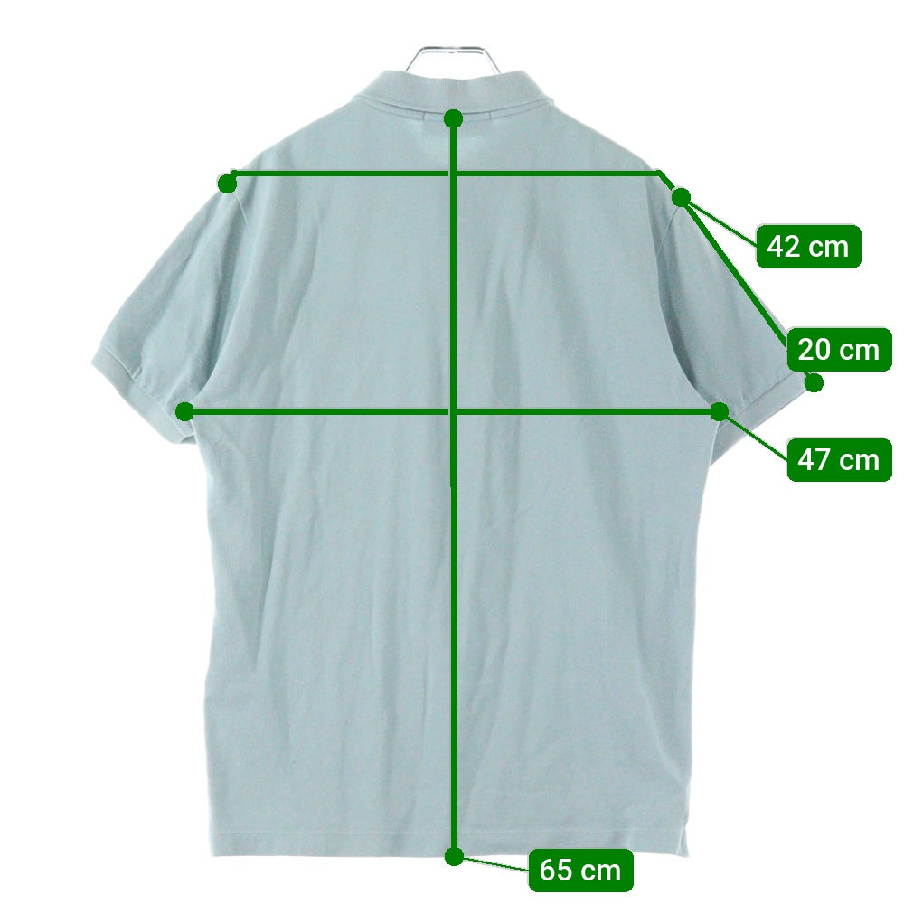 STONE ISLAND(ストーンアイランド) LOGO POLO SHIRTS ロゴ刺繍半袖ポロシャツ ミントブルー 101522R39