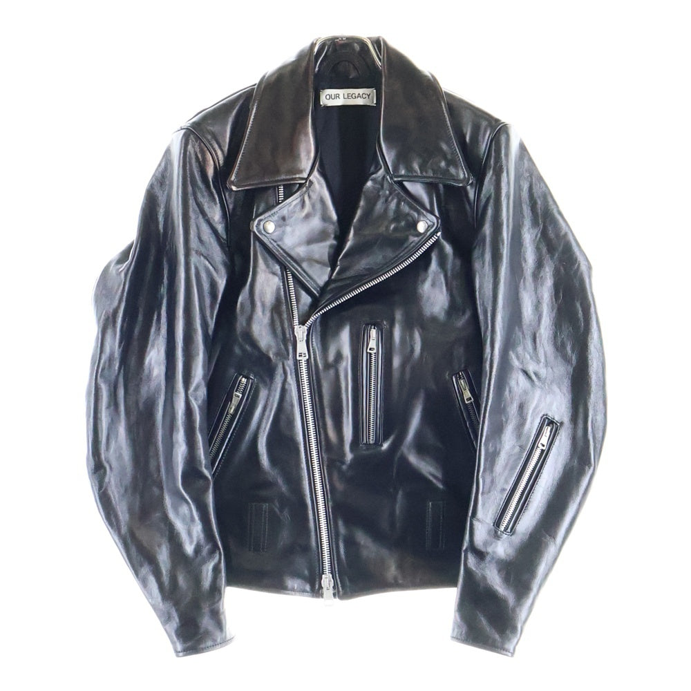 OUR LEGACY(アワーレガシー) Hellraiser Leather Jacket ヘルレイザー レザージャケット ブラック M2209HA