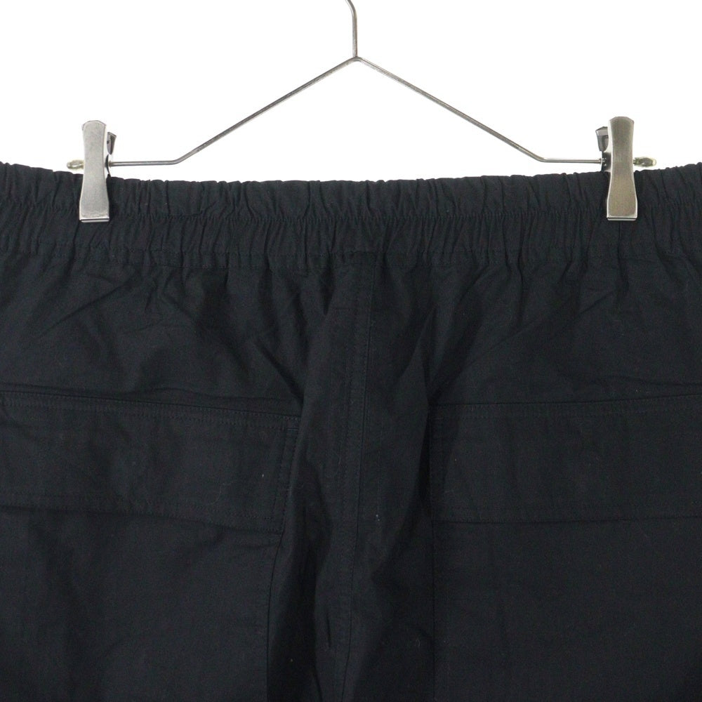 Rick Owens(リックオウエンス) 20SS Drawstring Poplin Astaires Cropped Pant ドローストリング クロップドパンツ ブラック RR20S7395-P