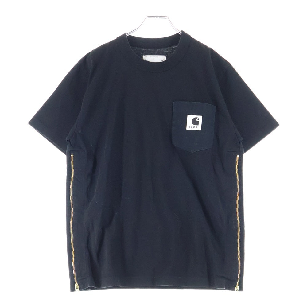 CARHARTT(カーハート) 24SS ×sacai T-Shirt サカイ 半袖Tシャツ ブラック 24-0725S