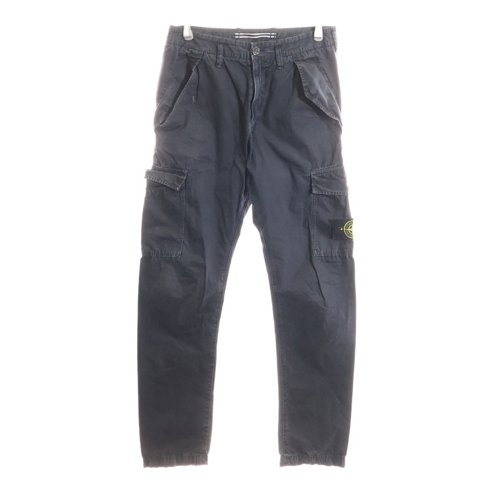STONE ISLAND(ストーンアイランド) Cargo Pants フェード加工 ロゴワッペン カーゴパンツ グレー 6815314WA