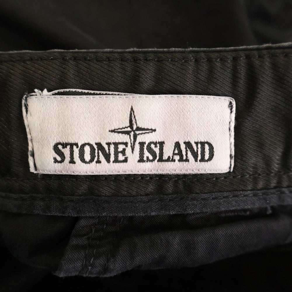 STONE ISLAND(ストーンアイランド) Cargo Pants フェード加工 ロゴワッペン カーゴパンツ グレー 6815314WA