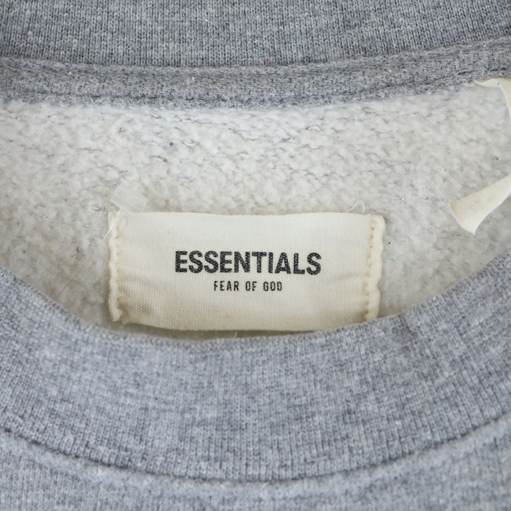 FEAR OF GOD ESSENTIALS(フィアオブゴッド エッセンシャルズ) SWEATSHIRT クルーネックスウェットトレーナー グレー