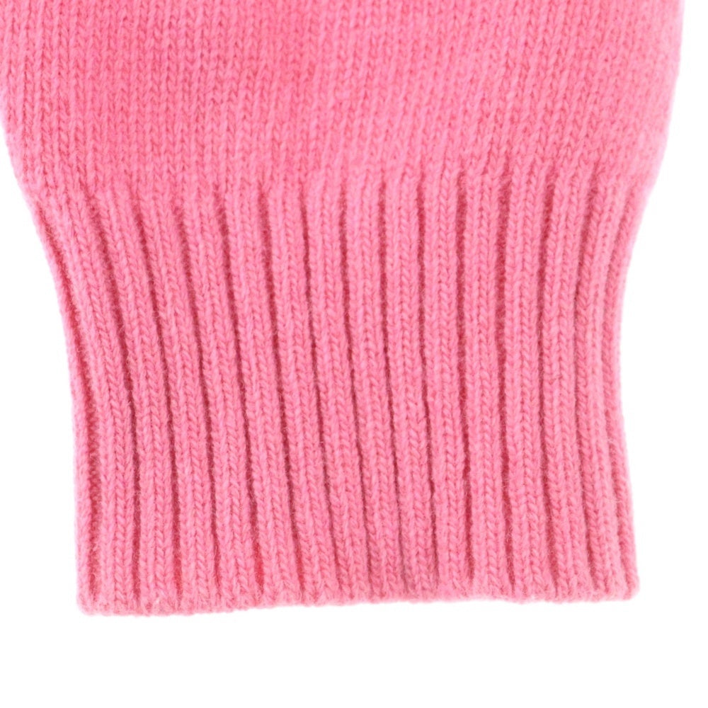 STONE ISLAND(ストーンアイランド) Funnel Neck Crew Knit Sweater ロゴワッペン ハーフジップ ハイネックニットセーター ピンク 7315532A3